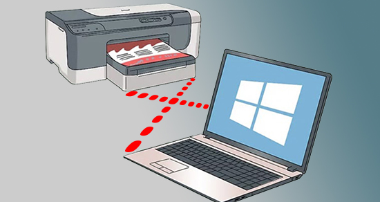 Laptop không kết nối được máy in tại Bắc Ninh